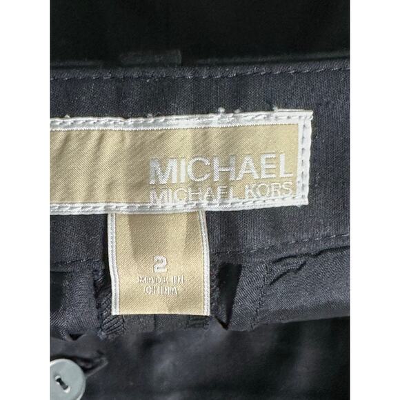 Michael Kors black straight leg office pants Size 2 - Picture 3 of 10